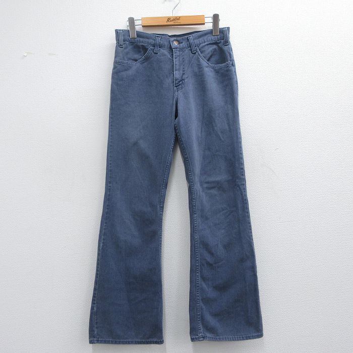 古着 リーバイス Levis パンツ レディース 80年代 80s フレア ブーツカット 紺 ネイビー 【spe】 25mar31 中古 ボトムス