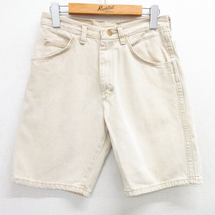 古着 ラングラー Wrangler ショート パンツ ショーツ レディース 00年代 00s ベージュ カーキ デニム 25may08 中古 ボトムス 短パン ショーパン ハーフ