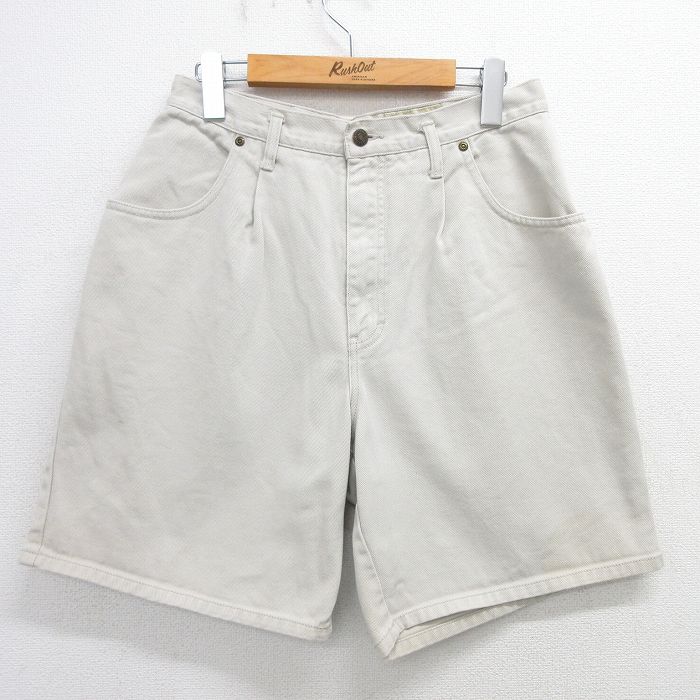 古着 エディーバウアー ショート パンツ ショーツ レディース 00年代 00s コットン ベージュ カーキ デニム 25may08 中古 ボトムス 短パン ショーパン ハーフ