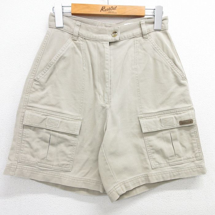 古着 ウールリッチ WOOLRICH ショート ブッシュ パンツ ショーツ レディース 00年代 00s コットン ベージュ カーキ 25may08 中古 ボトムス