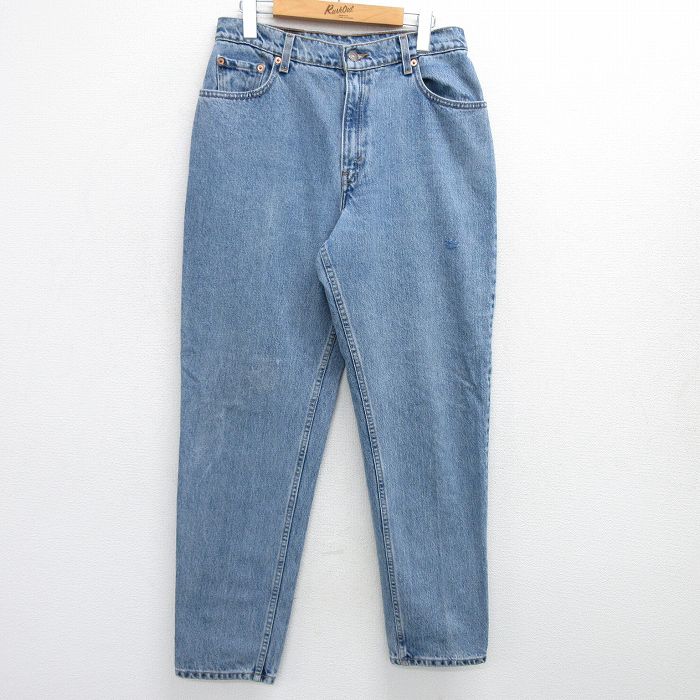 古着 リーバイス Levis 550 ジーンズ レディース 00年代 00s コットン 紺 ネイビー デニム 25may16 中古 ボトムス ジーパン Gパン ロング パンツ