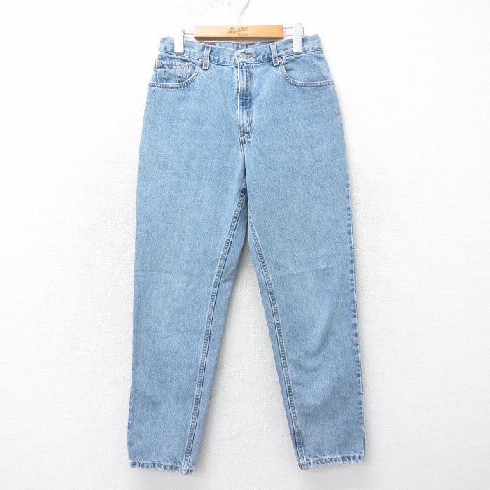古着 リーバイス Levis 550 ジーンズ レディース 00年代 00s テーパード コットン 紺 ネイビー デニム 25may22 中古 ボトムス ジーパン Gパン ロング パンツ