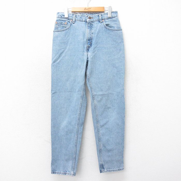 古着 リーバイス Levis 550 ジーンズ レディース 00年代 00s テーパード コットン 紺 ネイビー デニム 25may22 中古 ボトムス ジーパン Gパン ロング パンツ