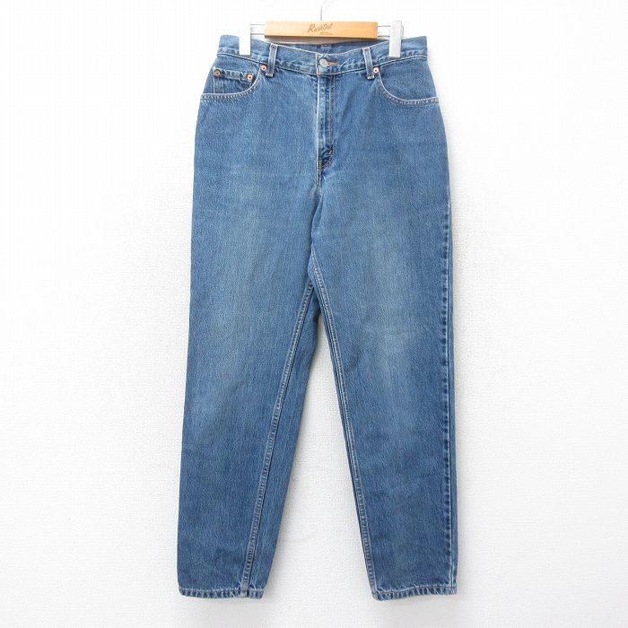 古着 リーバイス Levis 550 ジーンズ レディース 00年代 00s コットン 紺 ネイビー デニム 25may22 中古 ボトムス ジーパン Gパン ロング パンツ