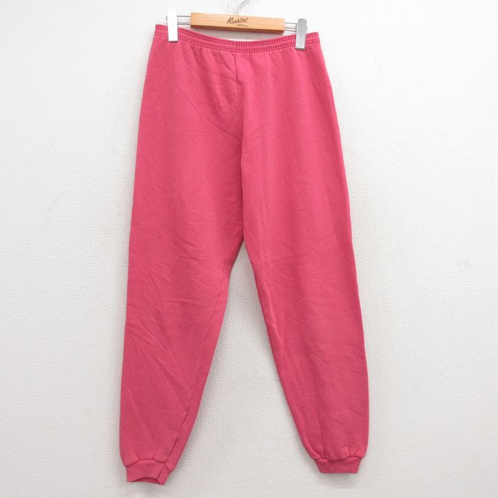 古着 ヘインズ Hanes スウェット レディース 90年代 90s 無地 USA製 ピンク 25jun27 中古 ボトムス