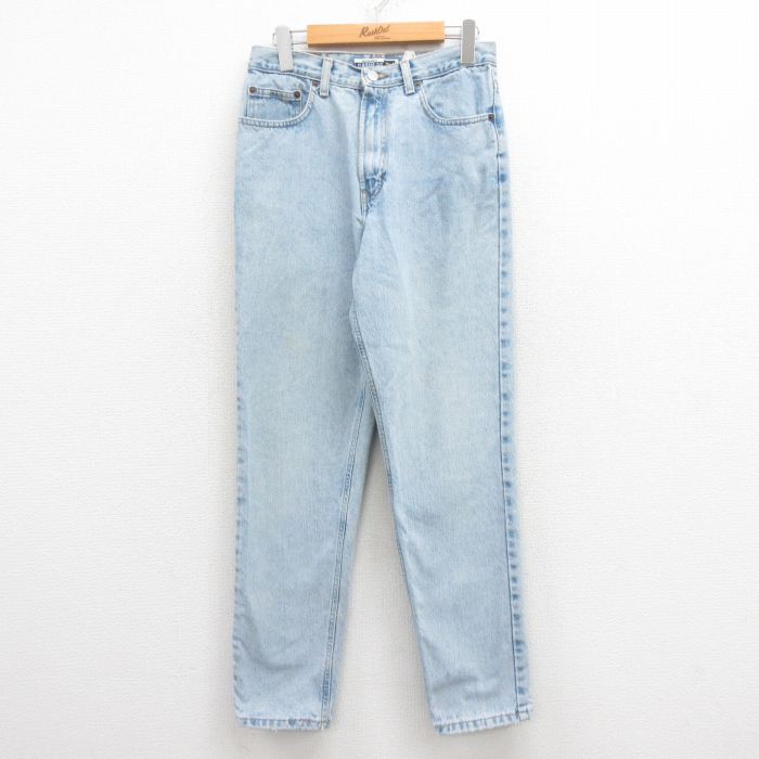 古着 ギャップ GAP ジーンズ レディース 00年代 00s コットン 紺 ネイビー デニム 25jul26 中古 ボトムス ジーパン Gパン ロング パンツ