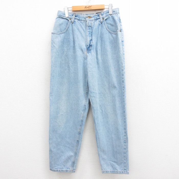 【20%OFF】古着 エディーバウアー ジーンズ レディース 00年代 00s コットン USA製 紺 ネイビー デニム 25jul26 中古 ボトムス ジーパン Gパン ロング パンツ