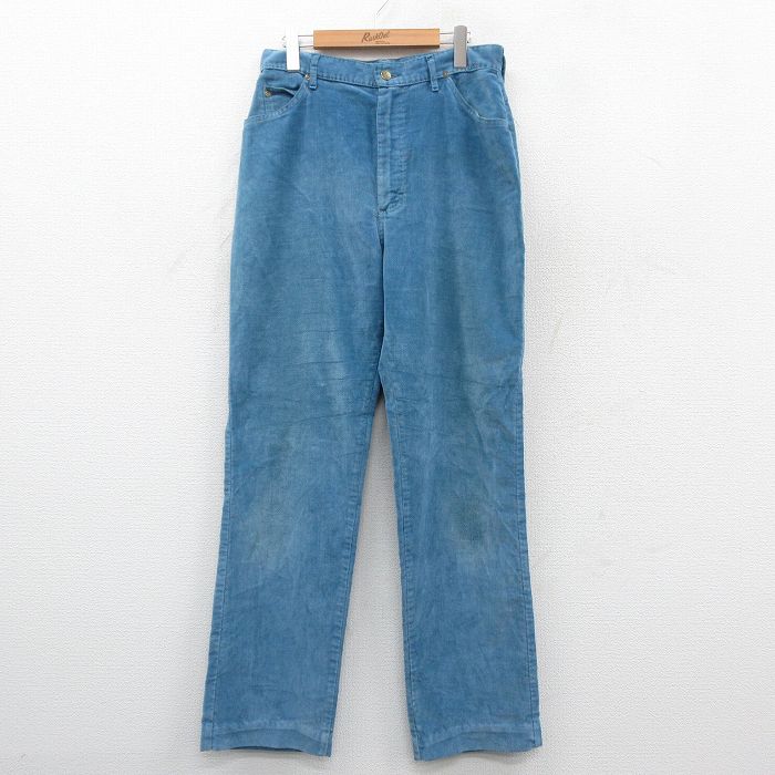 【20%OFF】古着 リー Lee パンツ レディース 90年代 90s USA製 薄紺 ネイビー 25oct20 中古 ボトムス