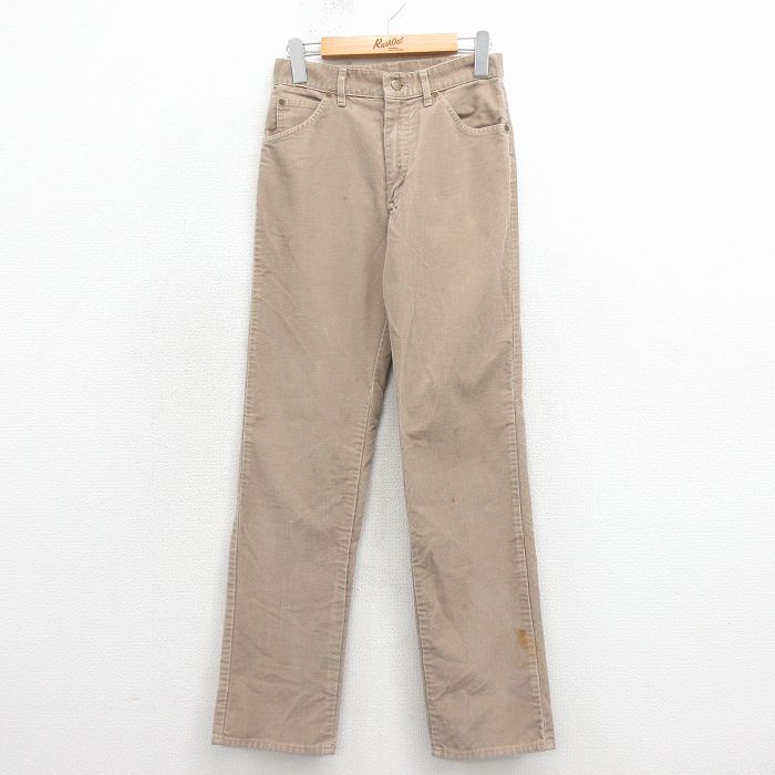 古着 リー Lee コーデュロイ パンツ レディース ベージュ 26jan23