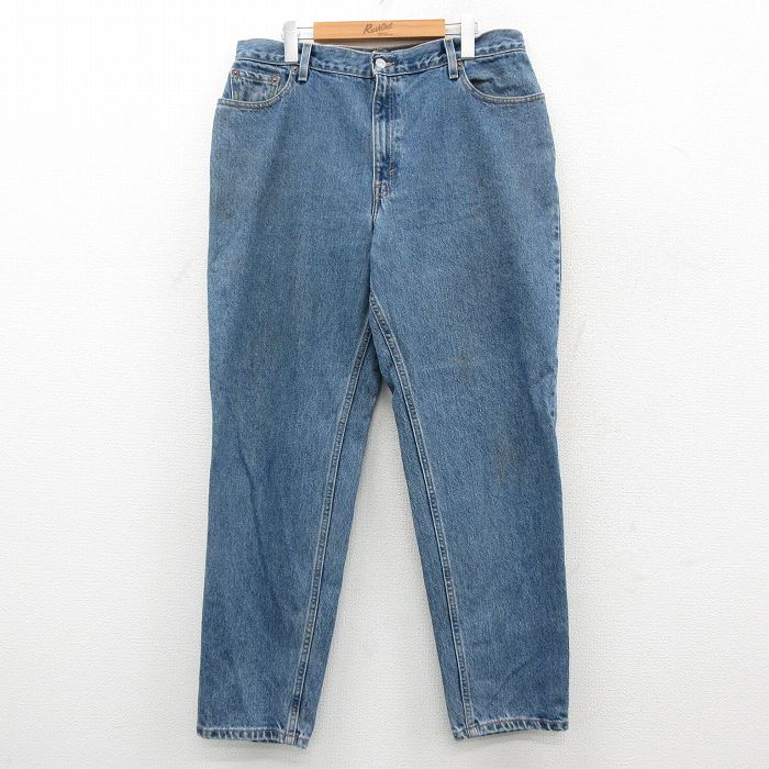 古着 リーバイス Levis 550 ジーンズ レディース 00年代 00s テーパード コットン 紺 デニム【spe】 26feb09