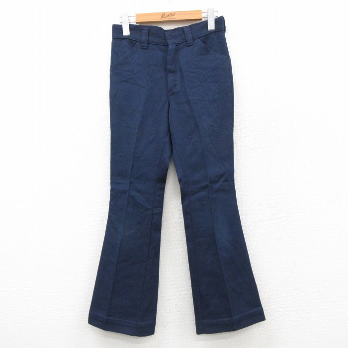 【20%OFF】古着 パンツ レディース 80年代 80s タロン 紺 26feb18