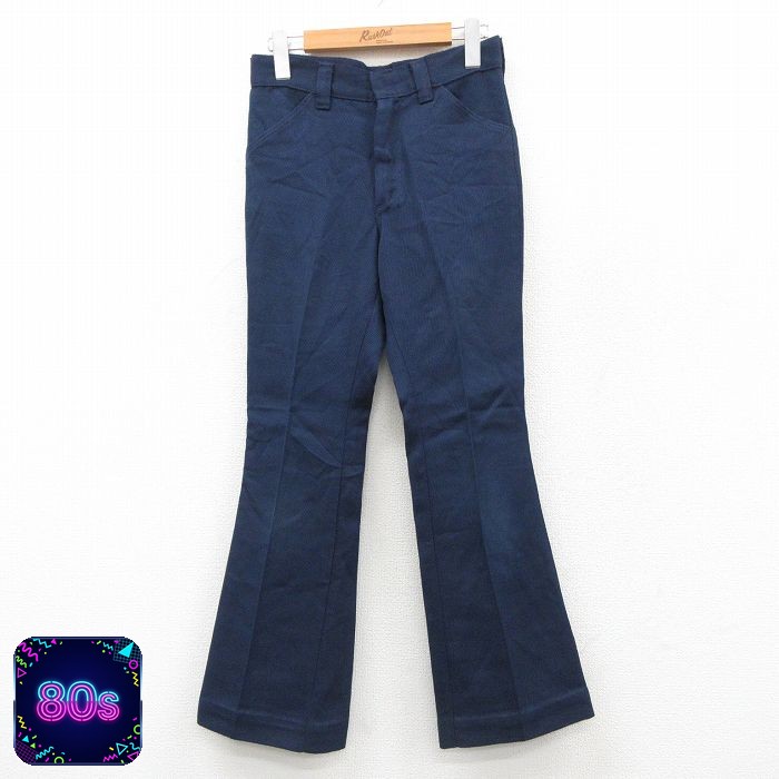 【50%OFF】古着 パンツ レディース 80年代 80s タロン 紺 26feb18