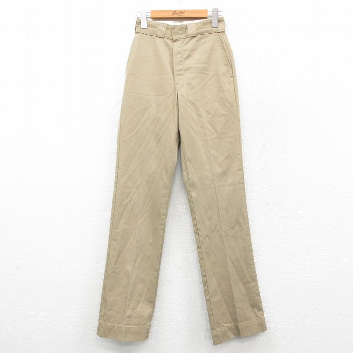 【20%OFF】古着 ディッキーズ ワーク パンツ レディース 80年代 80s タロン ベージュ【spe】 26feb18
