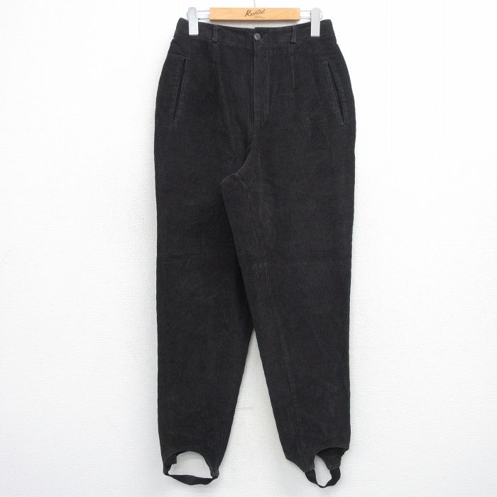 古着 エルエルビーン コーデュロイ パンツ レディース 80年代 80s USA製 タロン 黒【spe】 26feb21