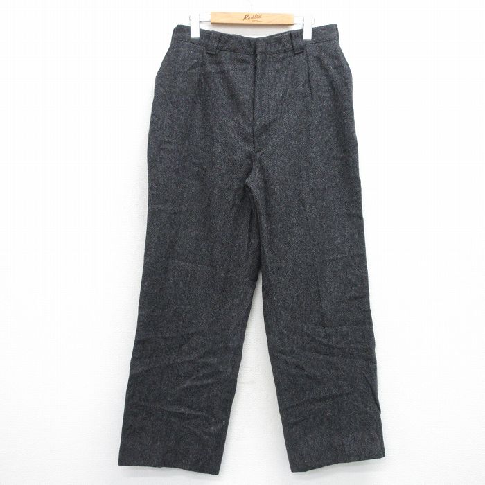 【20%OFF】古着 エルエルビーン パンツ レディース 80年代 80s USA製 黒 霜降り 26feb21