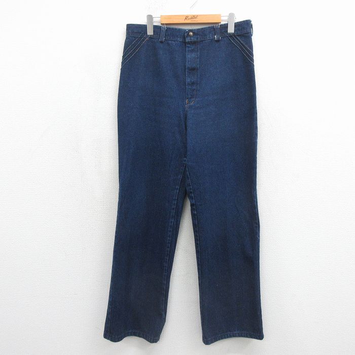 古着 ジーンズ レディース 80年代 80s コットン カナダ製 タロン 濃紺 デニム 26may12