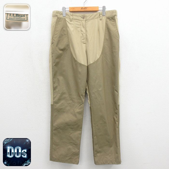 古着 エルエルビーン ハンティング パンツ レディース 00年代 00s ベージュ 26jun19