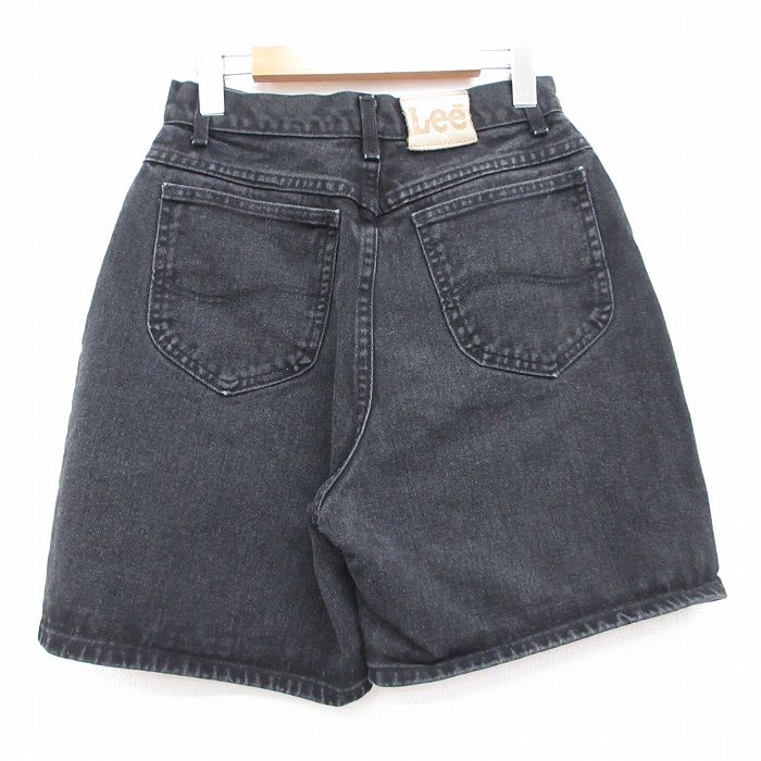 【サイズ◎/状態◎】80-90s USA製 Lee ブラック デニム ショーツ 古着通販 古着 リー Lee ショート パンツ ショーツ レディース