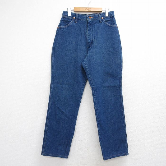 古着 ラングラー ジーンズ メンズ 90年代 90s コットン USA製 ネイビー デニム 26jul29