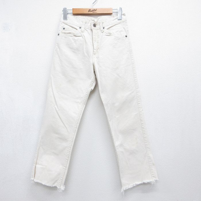古着 リーバイス Levis 509 パンツ レディース 80年代 80s USA製 タロン ホワイト【spe】 26aug06