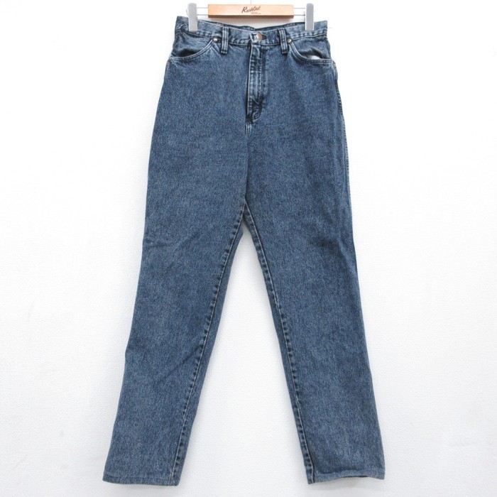 古着 ラングラー Wrangler パンツ 90年代 90s ジーンズ レディース コットン USA製 ネイビー デニム 26aug31