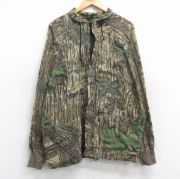 L★古着 長袖 ハンティング ジャケット メンズ 90年代 90s リアルツリー ラグラン USA製 茶他 ブラウン 迷彩 【spe】 25oct15 中古 アウター