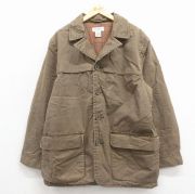 XL★古着 ジェイクルー 長袖 カバーオール メンズ 00年代 00s ダック地 ロング丈 コットン 薄緑系 内側フランネル【spe】 26jan17