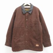 XL★古着 ティンバーランド 長袖 カバーオール メンズ 00年代 00s ダック地 大きいサイズ ロング丈 コットン 茶系他 内側ボア【spe】 26mar03