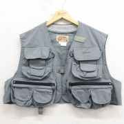 XL★古着 カベラス ハンティング ベスト メンズ 80年代 80s グレー【spe】 26apr08