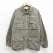 XL★古着 エルエルビーン 長袖 ハンティング ジャケット メンズ 80年代 80s コットン カーキ【spe】 26jun26
