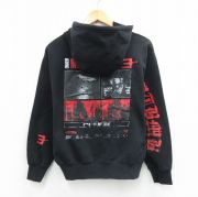 古着 長袖 ヒップホップ ラップ スウェット パーカー レディース エミネム 黒【spe】 26feb05