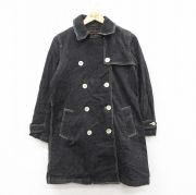 古着 ラルフローレン 長袖 ブランド デニム コート レディース ロング丈 黒【spe】26feb03