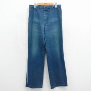 古着 ジーンズ レディース 80年代 80s タロン 紺 デニム ストライプ【spe】 26may12