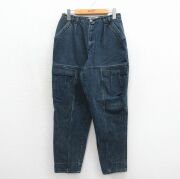 古着 ジーンズ レディース 90年代 90s コットン ネイビー デニム【spe】 26jun19