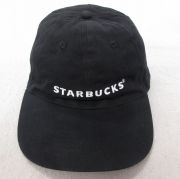 中古 キャップ スターバックス 刺繍 コットン 黒 ブラック 【spe】 25jul23