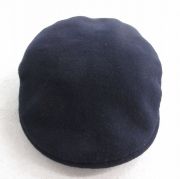 中古 カンゴール KANGOL ハンチング 90年代 90s ウール イギリス製 紺 ネイビー 【spe】 25aug12