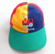 中古 キャップ 90年代 90s himama 刺繍 マルチカラー コットン 黄他 イエロー 【spe】 25aug26