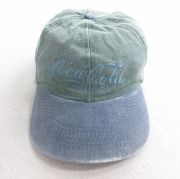 中古 キャップ コカコーラ 刺繍 ツートンカラー 緑他 グリーン 【spe】 25aug27