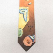 中古 ラルフマーリン ネクタイ 90年代 90s サルバドールダリ USA製 こげ茶他【spe】 26feb19