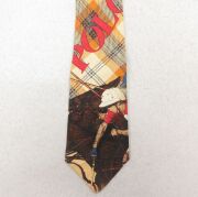 中古 ラルフローレン ブランド ネクタイ 90年代 90s シルク USA製 オレンジ他【spe】 26feb19