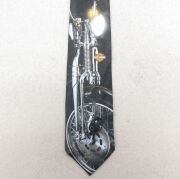 中古 ラルフマーリン ハーレーダビッドソン ネクタイ 90年代 90s バイク USA製 黒【spe】 26feb26