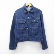 L★古着 シアーズ 長袖 ジージャン メンズ 80年代 80s コットン 濃紺 デニム【spe】 26mar11