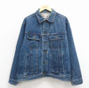 XL★古着 ラングラー 長袖 ジージャン メンズ 紺 デニム【spe】 26mar12