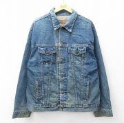 古着通販 XL☆古着 ラングラー ボア デニム ジャケット メンズ 80年代
