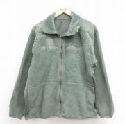 XL★古着 長袖 ミリタリー フリース ジャケット メンズ ECWCS GEN3 レベル3 ポーラテック ラグラン USA製 緑 グリーン 【spe】 25sep04 中古 アウター フライト