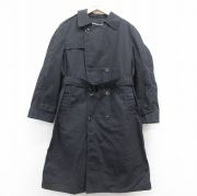 L★古着 長袖 ミリタリー コート メンズ 00年代 00s アーミー ARMY ロング丈 USA製 黒 ブラック 【spe】 25oct28 中古 アウター