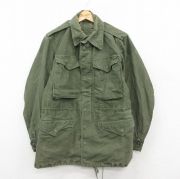 M★古着 長袖 ビンテージ ミリタリー フィールド ジャケット メンズ 60年代 60s M-51 濃緑 グリーン 【spe】 25oct28 中古 アウター フライト