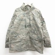 XL★古着 長袖 ミリタリー ナイロン ゴアテックス ジャケット メンズ 00年代 00s デジタルタイガーカモ ラグラン USA製 グレー 迷彩【spe】 26jan17
