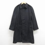 L★古着 長袖 ミリタリー コート メンズ 00年代 00s ロング丈 USA製 黒【spe】 26mar13