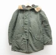 L★古着 長袖 ビンテージ ミリタリー ジャケット メンズ 60年代 60s N-3B コヨーテファー ラグラン 緑【spe】 26apr13